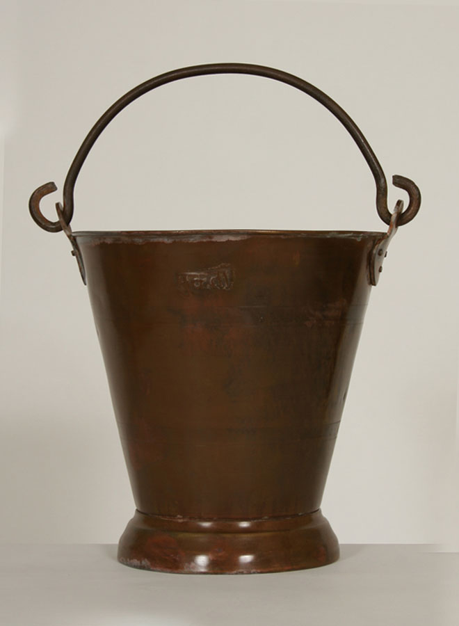 MediumSized Decorative Copper Bucket