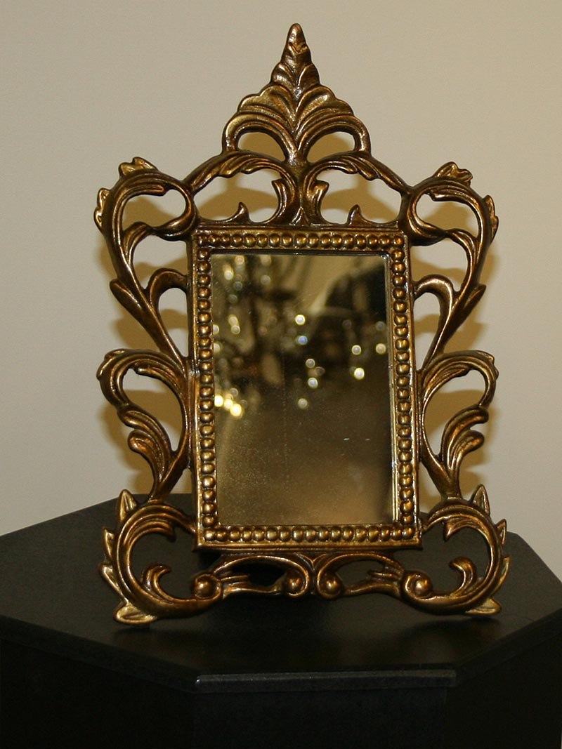 Vintage Late Baroque Style, Easel Back Mirror, c. 1930