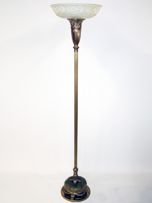Restored Vintage Torchiere Floor Lamps Antique Floor Lamps